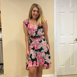 Floral High-low dress